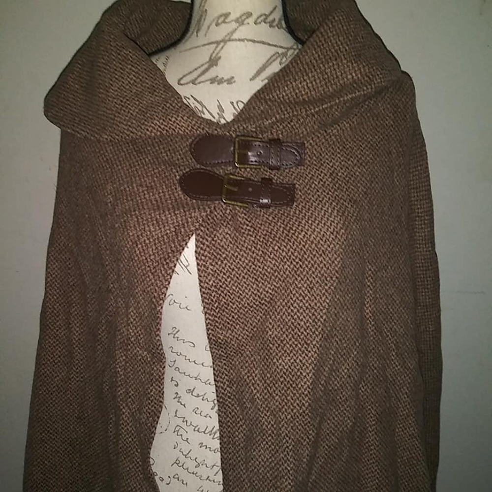 Ralph Lauren Equestrian Wool Poncho Cape Wrap NWT - Picture 1 of 7